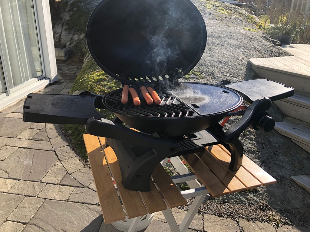 Test av liten gasolgrill