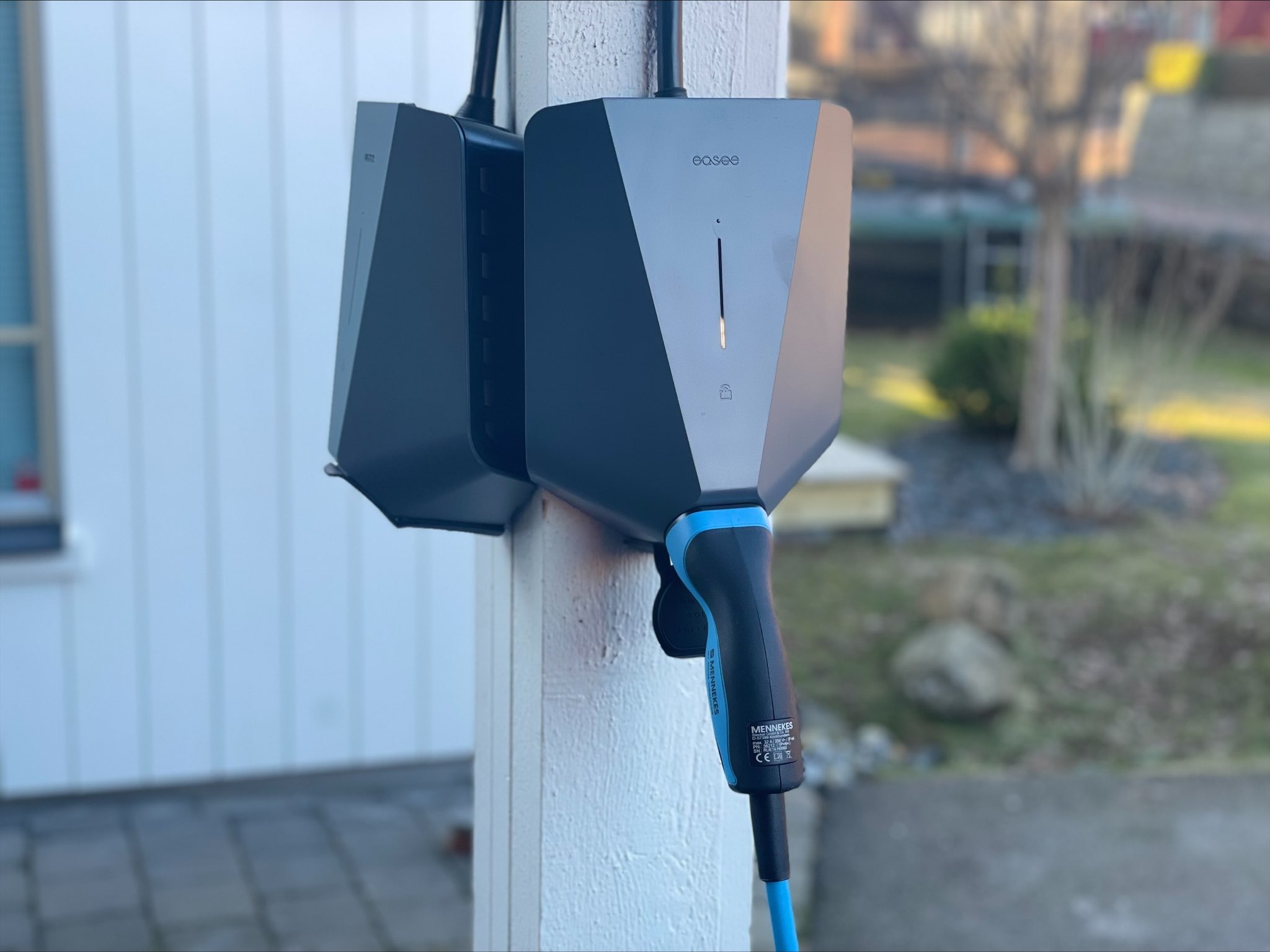 Laddbox hemma installerad med bidrag